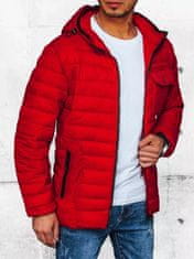 Dstreet Pánska prechodná bunda Lon červená XL