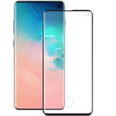 IZMAEL Tvrdené 3D sklo Izmael pre Samsung Galaxy S10 Plus - Čierna KP24235