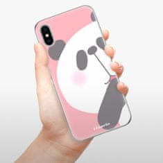 iSaprio Silikónové puzdro - Panda 01 pre Apple iPhone X