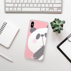 iSaprio Silikónové puzdro - Panda 01 pre Apple iPhone X