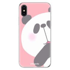 iSaprio Silikónové puzdro - Panda 01 pre Apple iPhone X