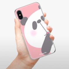 iSaprio Silikónové puzdro - Panda 01 pre Apple iPhone X