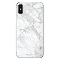 iSaprio Silikónové puzdro - SilverMarble 14 pre Apple iPhone X