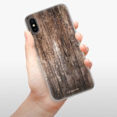 iSaprio Silikónové puzdro - Wood 11 pre Apple iPhone X