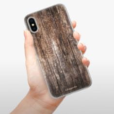 iSaprio Silikónové puzdro - Wood 11 pre Apple iPhone X