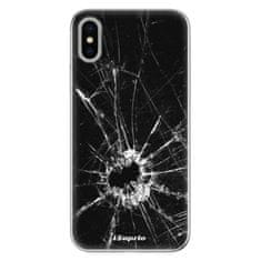 iSaprio Silikónové puzdro - Broken Glass 10 pre Apple iPhone X