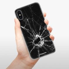 iSaprio Silikónové puzdro - Broken Glass 10 pre Apple iPhone X