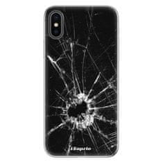 iSaprio Silikónové puzdro - Broken Glass 10 pre Apple iPhone X