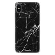 iSaprio Silikónové puzdro - Black Marble 18 pre Apple iPhone X