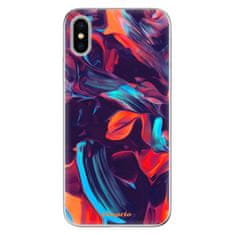 iSaprio Silikónové puzdro - Color Marble 19 pre Apple iPhone X