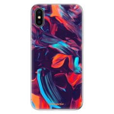 iSaprio Silikónové puzdro - Color Marble 19 pre Apple iPhone X