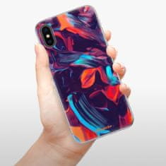 iSaprio Silikónové puzdro - Color Marble 19 pre Apple iPhone X