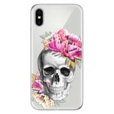 iSaprio Silikónové puzdro - Pretty Skull pre Apple iPhone X