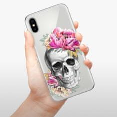 iSaprio Silikónové puzdro - Pretty Skull pre Apple iPhone X