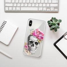 iSaprio Silikónové puzdro - Pretty Skull pre Apple iPhone X