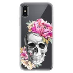 iSaprio Silikónové puzdro - Pretty Skull pre Apple iPhone X