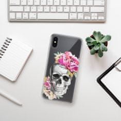 iSaprio Silikónové puzdro - Pretty Skull pre Apple iPhone X