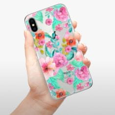 iSaprio Silikónové puzdro - Flower Pattern 01 pre Apple iPhone X