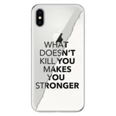 iSaprio Silikónové puzdro - Makes You Stronger pre Apple iPhone X