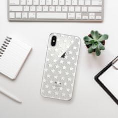 iSaprio Silikónové puzdro - Stars Pattern - white pre Apple iPhone X