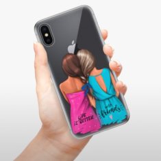 iSaprio Silikónové puzdro - Best Friends pre Apple iPhone X