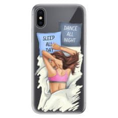 iSaprio Silikónové puzdro - Dance and Sleep pre Apple iPhone X