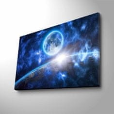 Wallity Obraz s LED osvetlením VESMÍRNA ODYSEA 45 x 70 cm