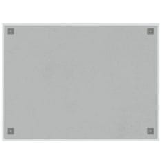 Vidaxl Nástenná magnetická tabuľa biela 80x60 cm tvrdené sklo