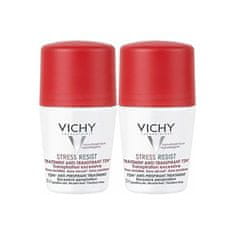 Vichy Súprava guličkových antiperspirantov proti nadmernému poteniu (Stress Resist 72H) 2 x 50 ml