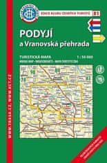 KČT 81 Podyjí, Vranovská přehrada 1:50 000/ 9. vydání 2023