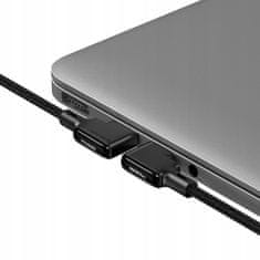 Mcdodo Mcdodo Lepiaci uholníkový kábel, rýchle nabíjanie 90° LED micro USB 1,8 m čierny | CA-7530