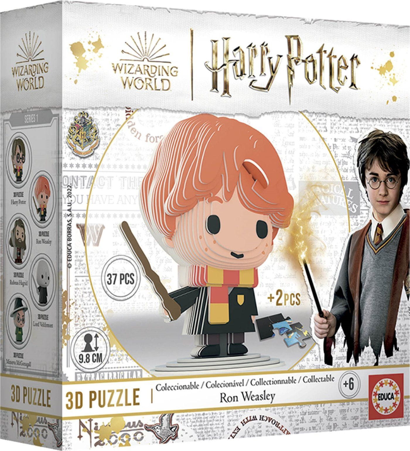 EDUCA 3D puzzle Harry Potter: Ron Weasley 37 dielikov