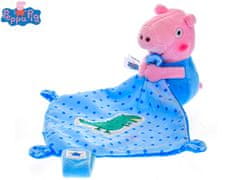 Doudou Peppa Pig Tom hajanček plyšový 11 cm modrý