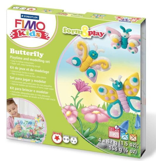 FIMO sada kids Form & Play - Motýliky