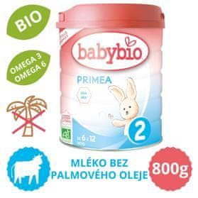 Babybio PRIMEA 2 dojčenské bio mlieko 800 g