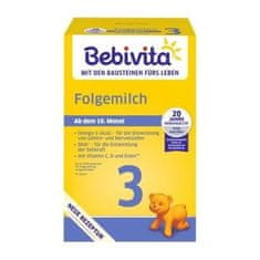 Bebivita Mlieko 3 Instantná pokračovacia mliečna výživa od uk. 9. mesiace, 500 g