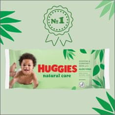 Huggies HUGGIES Natural Triplo Obrúsky vlhčené 56x3 ks