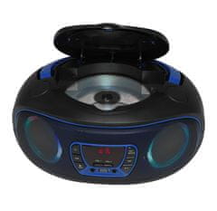 Denver TCL-212BT BLUE Bluetooth Boombox s FM rádiom / CD / USB vstupom