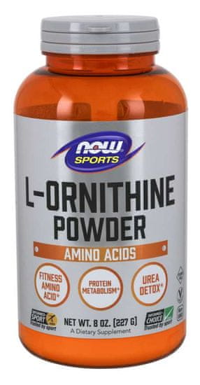 NOW Foods L-Ornithine Powder (prášok), 227 g