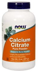 NOW Foods Calcium Citrate Pure Powder, (Vápnik čistý prášok), 227g