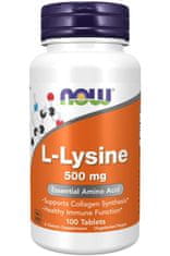 NOW Foods Foods L-Lyzín (L-lyzín), 500 mg, 100 tabliet