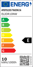 Diolamp LED Filament žiarovka číra A60 10W/230V/E27/4000K/1260Lm/360°