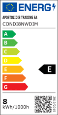 Diolamp LED Filament žiarovka číra ST64 8W/230V/E27/4000K/1010Lm/360°/Dim