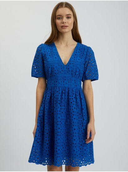 Orsay Modré dámské šaty