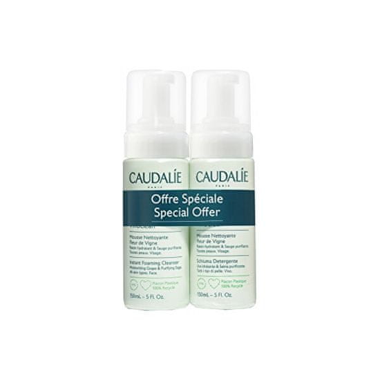 Caudalie Súprava čistiacich pien Vinoclean (Instant Foaming Clean ser Duo) 2 x 150 ml