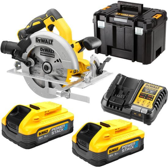 DeWalt Kotúčová píla 184mm 18V 2x5Ah DCS570H2T