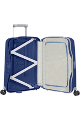 American Tourister Cestovný kufor S'Cure 55cm, Spinner modrá