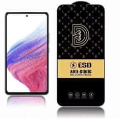 IZMAEL Diamond antistatické temperované sklo pre Samsung Galaxy A53 5G - Čierna KP24203