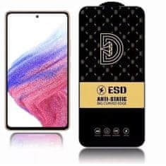 IZMAEL Diamond antistatické temperované sklo pre Samsung Galaxy A53 5G - Čierna KP24209