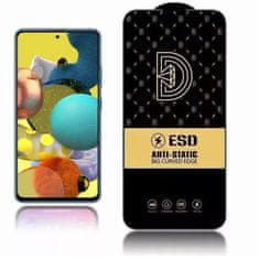 IZMAEL Diamond antistatické temperované sklo pre Samsung Galaxy A51 - Čierna KP24210